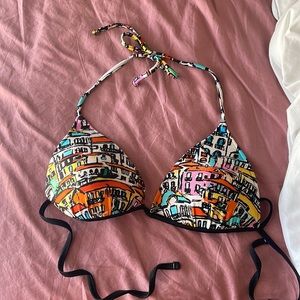 PINK bikini top size 34C